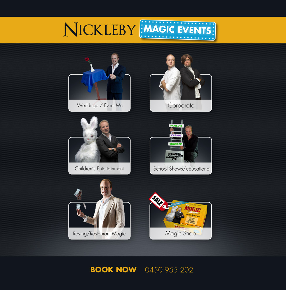 Nickleby Magic Events